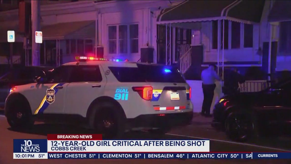 Police: Girl, 12, badly hurt in Cobbs Creek shooting